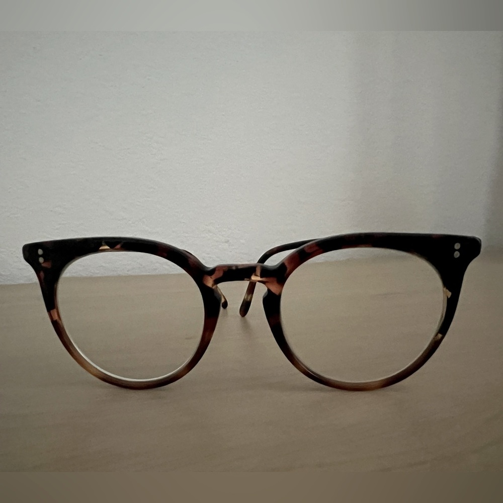 Oliver Peoples Tortoise Round Optical Frames